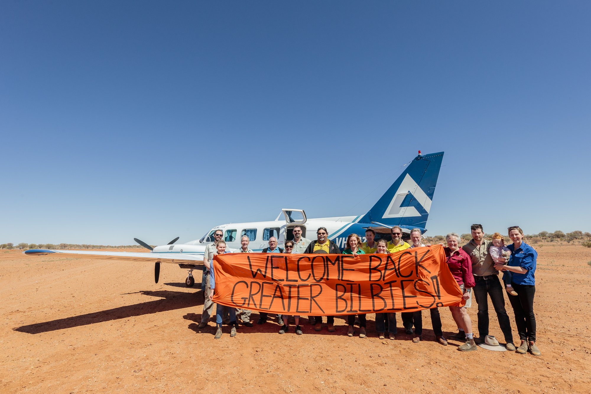 Bilbies arrived to a warm welcome 